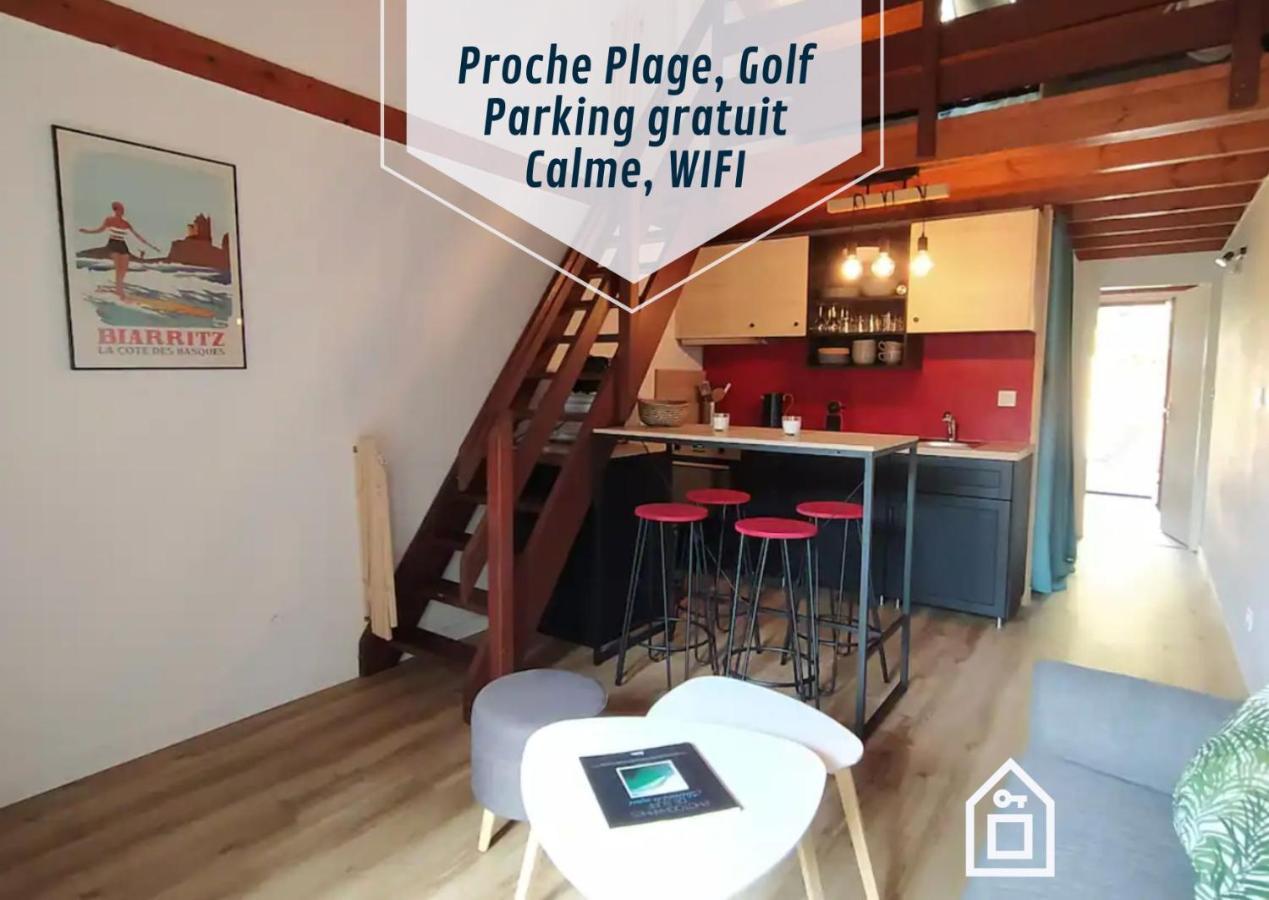 Bidarteko Paradisua Proche Plage, Golf, Parking Exterior foto